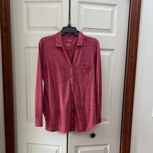 Sonoma Women's Long Sleeve Tee - Red